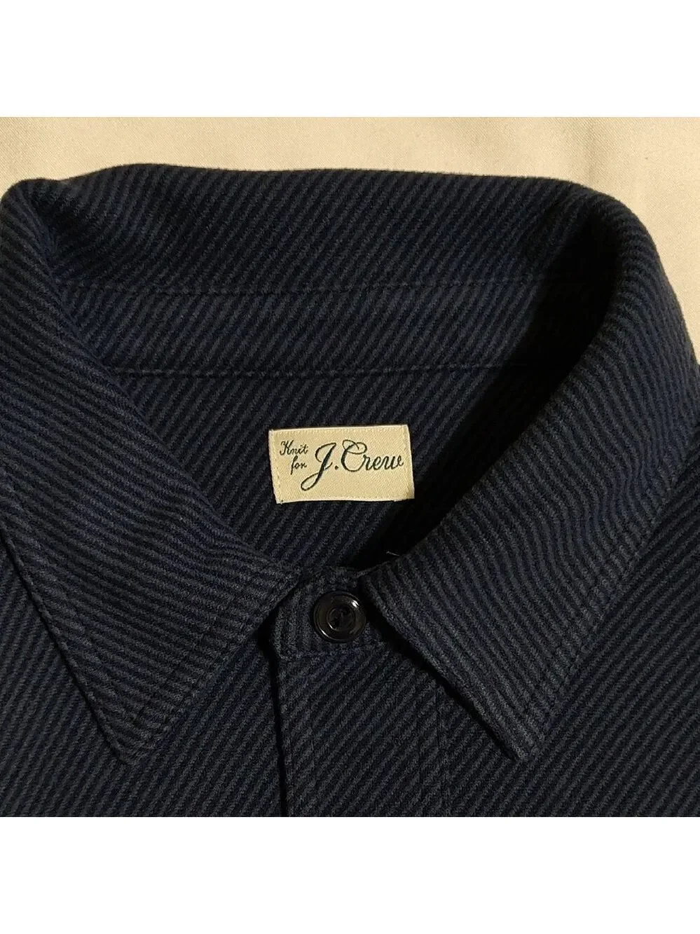 J. Crew Dark Blue Casual Button Down Shirt